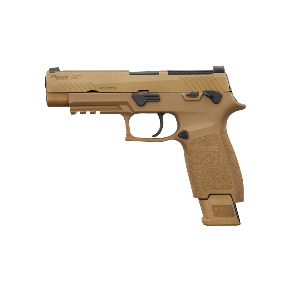 Réplique airsoft Sig Sauer P320-M17 Tan, CO2