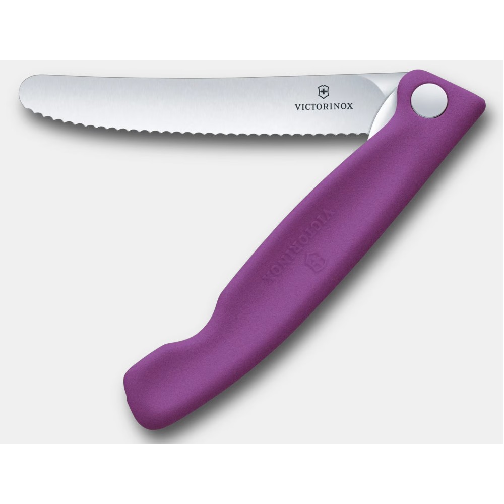 Couteau de pique-nique Swiss Classic, 11 cm violet