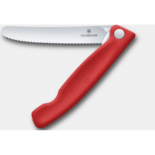 Couteau de pique-nique Swiss Classic, 11 cm, rouge