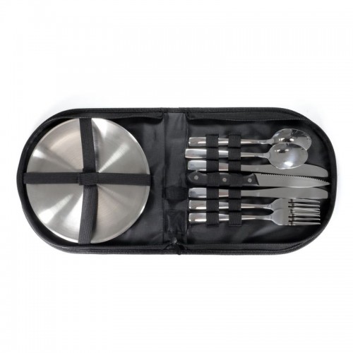 Set de vaisselle 2 personnes en acier inoxydable