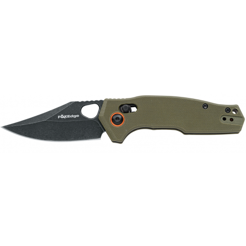 Couteau Fox Edge Crew, vert , lame pointue